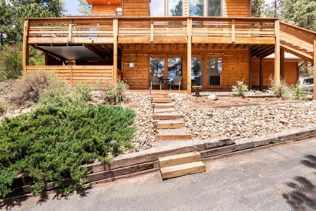 Private Hot Tub Overlooking Pikes Peak Woodland Park Exteriör bild