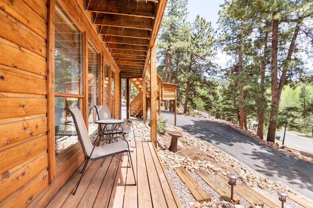 Private Hot Tub Overlooking Pikes Peak Woodland Park Exteriör bild